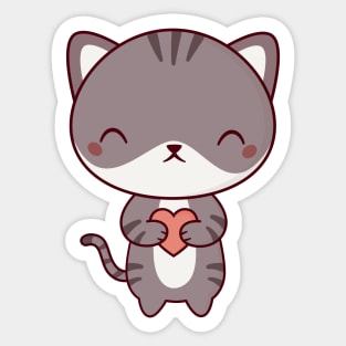 Kawaii Cute Kitten Cat Sticker